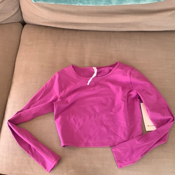 Lululemon Wunder Train Cropped LS - Picture 2 of 6